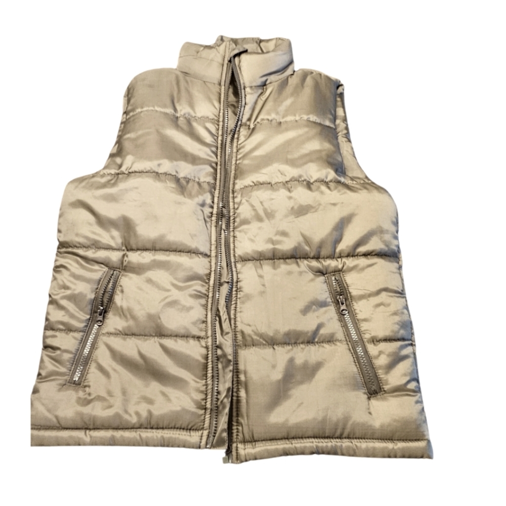 Mens XL Olive Green Puffy Vest